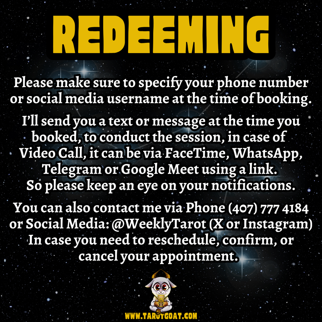 1 Hour Online Tarot Reading and Spiritual Coaching Session.