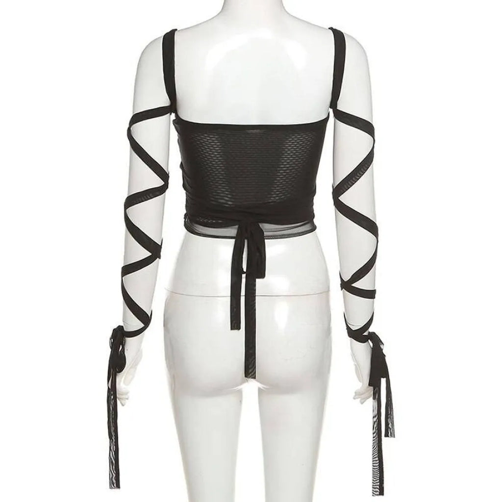 Dark Ice Punk Lace Camis