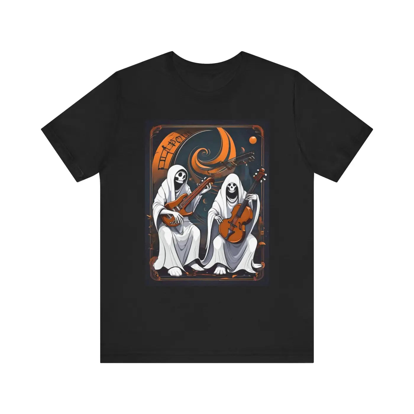 Unisex Jersey Short Ghost Rock Band Tee - Concert Ready - DipaliZ