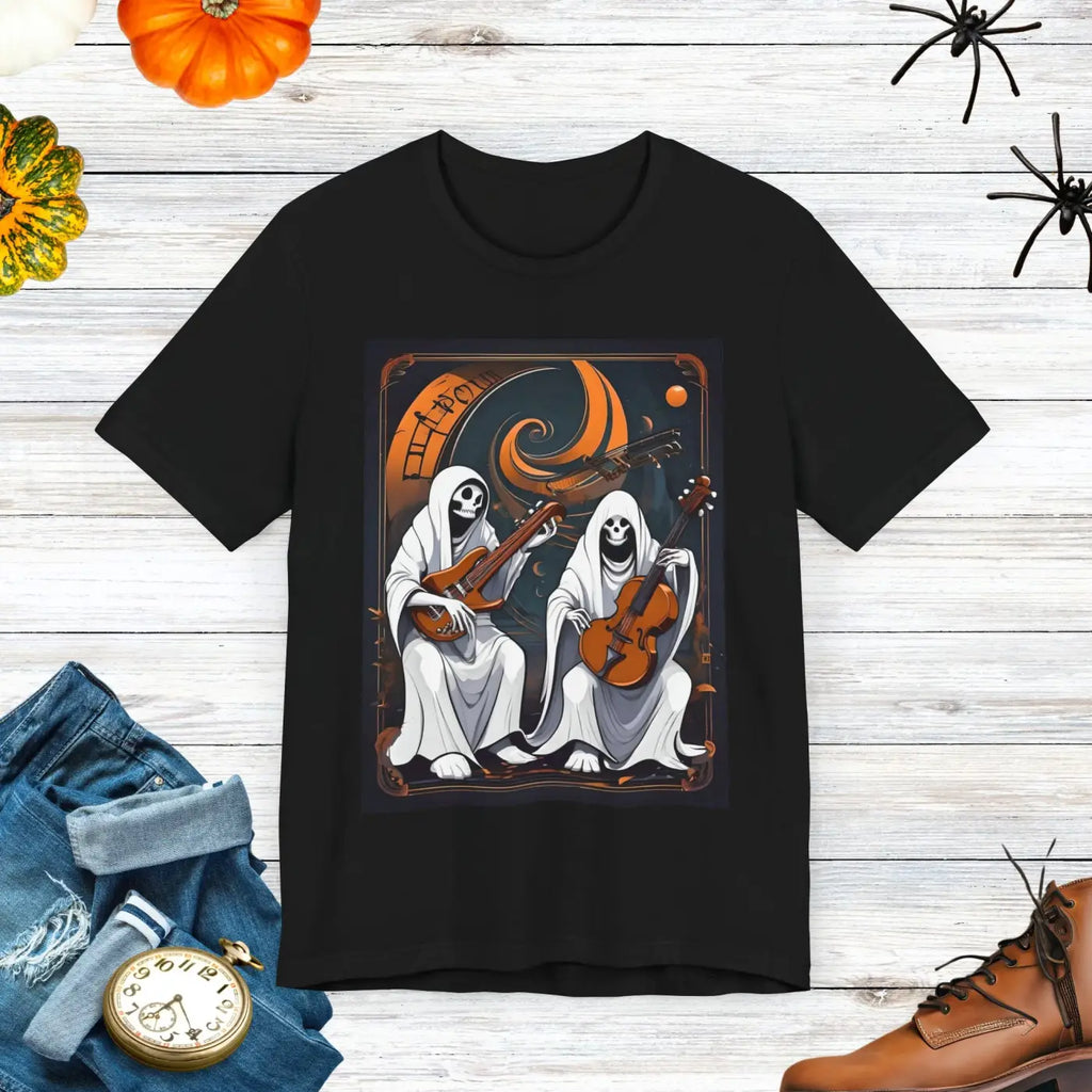 Unisex Jersey Short Ghost Rock Band Tee - Concert Ready - DipaliZ