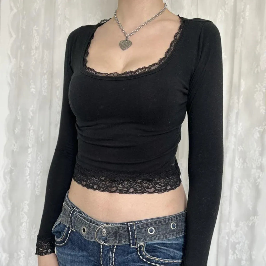 Vintage Graphic T-Shirt: Fairy Grunge Autumn Tops