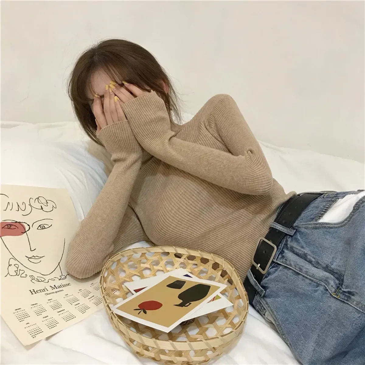 Vintage Harajuku Turtleneck Sweater