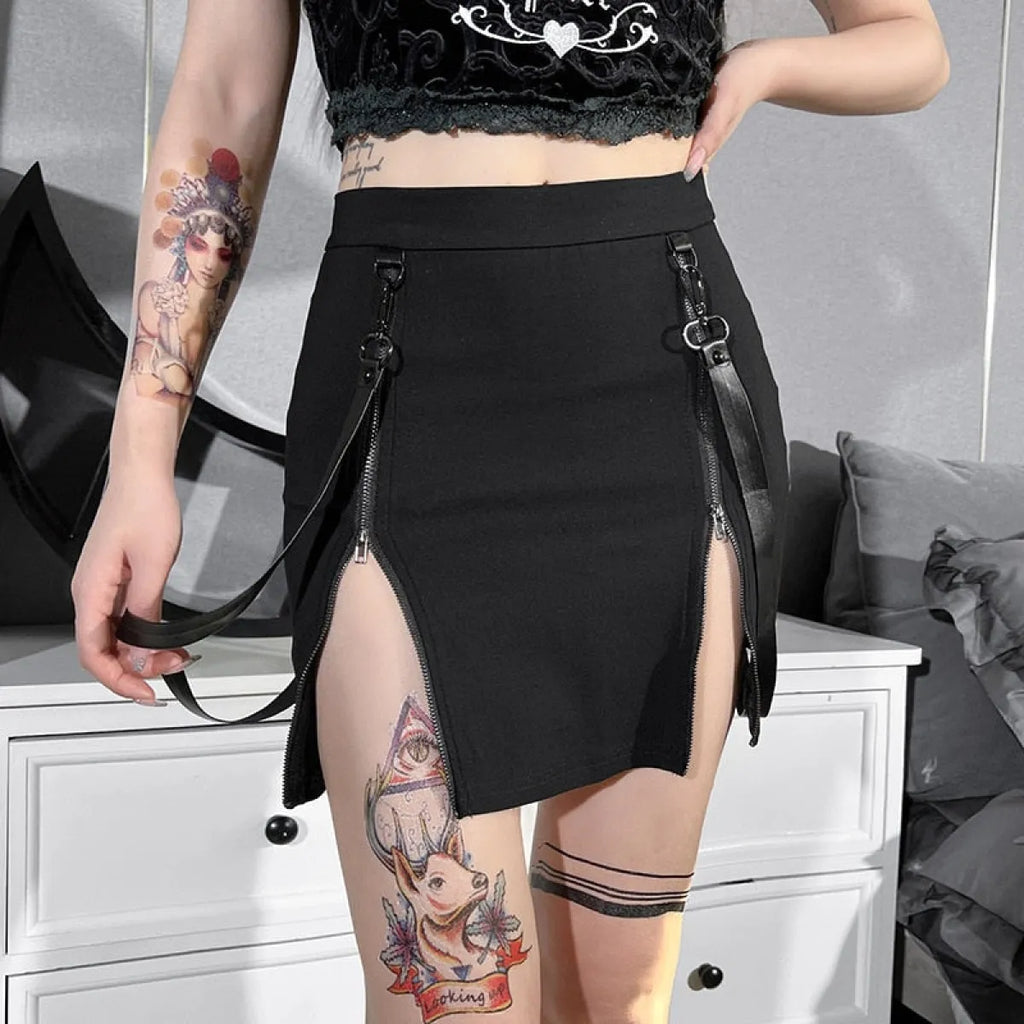 Vintage Kawaii Gothic Skirt