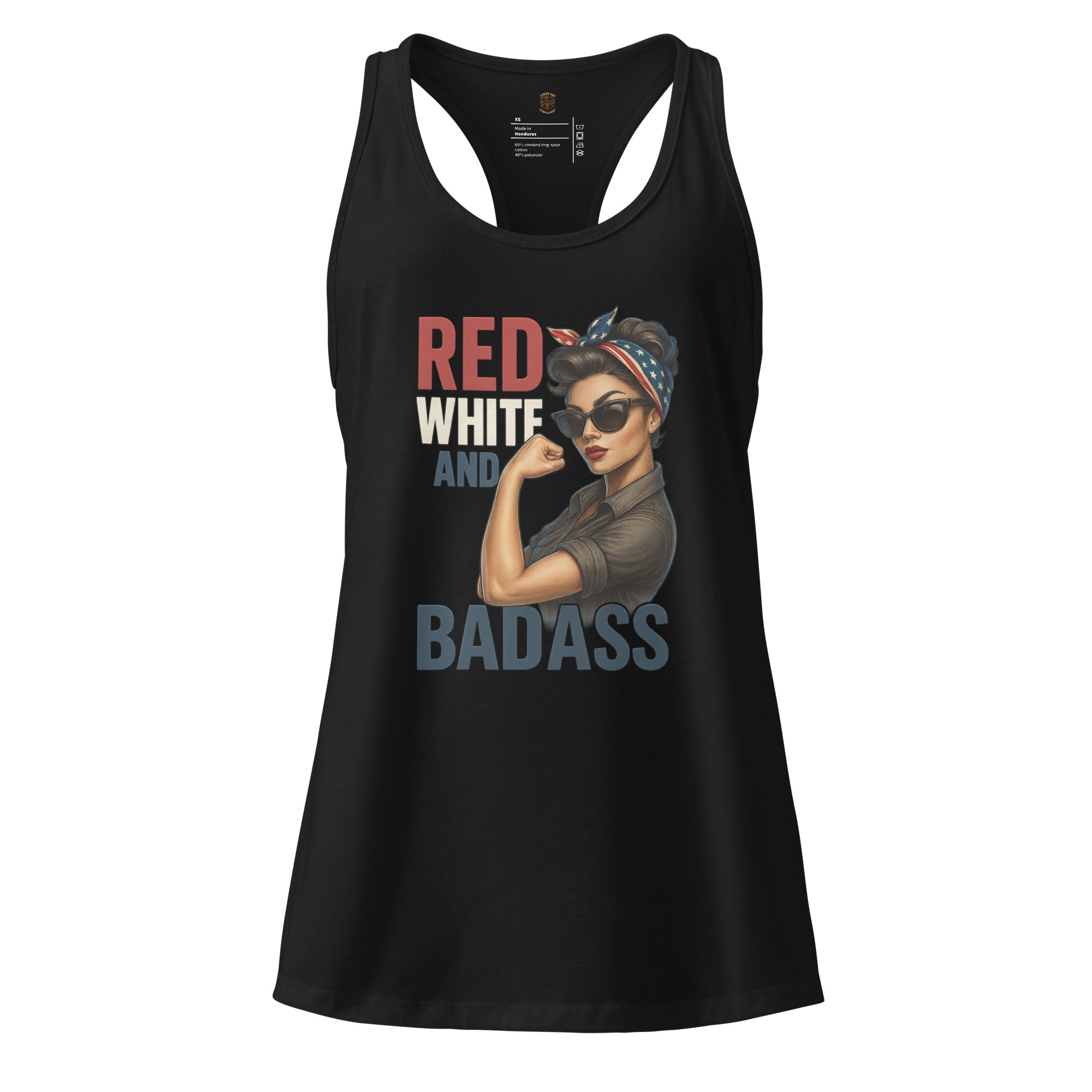 RWB racerback tank top