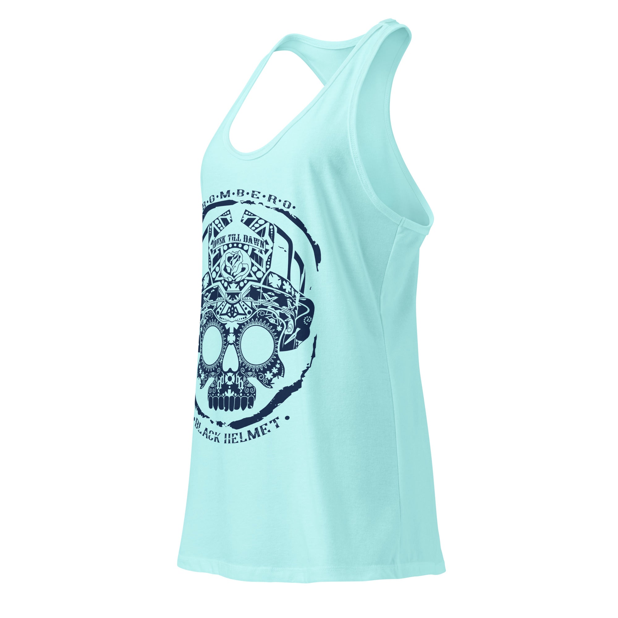Bomberos Dusk To Dawn Fitted Racerback Tank