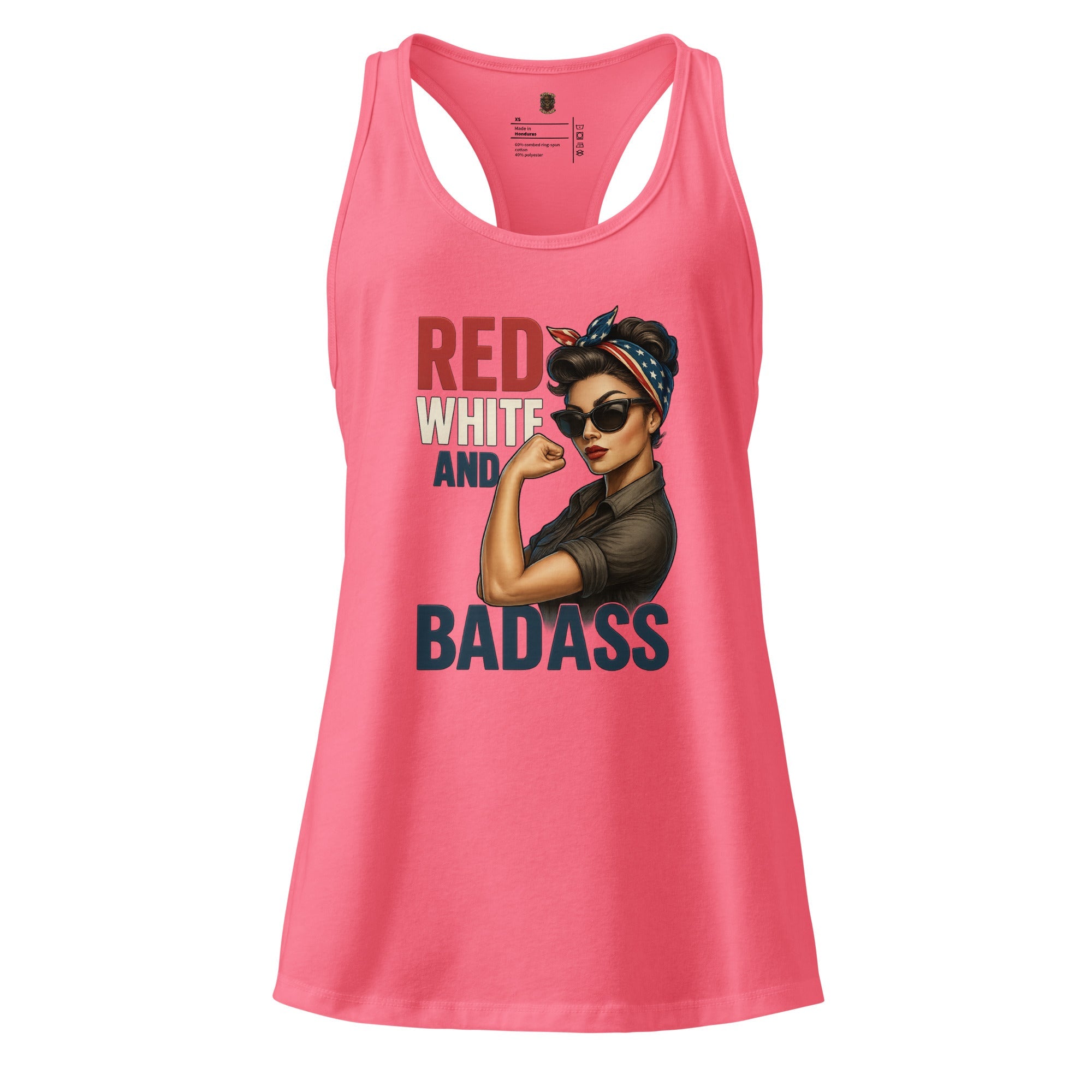 RWB racerback tank top