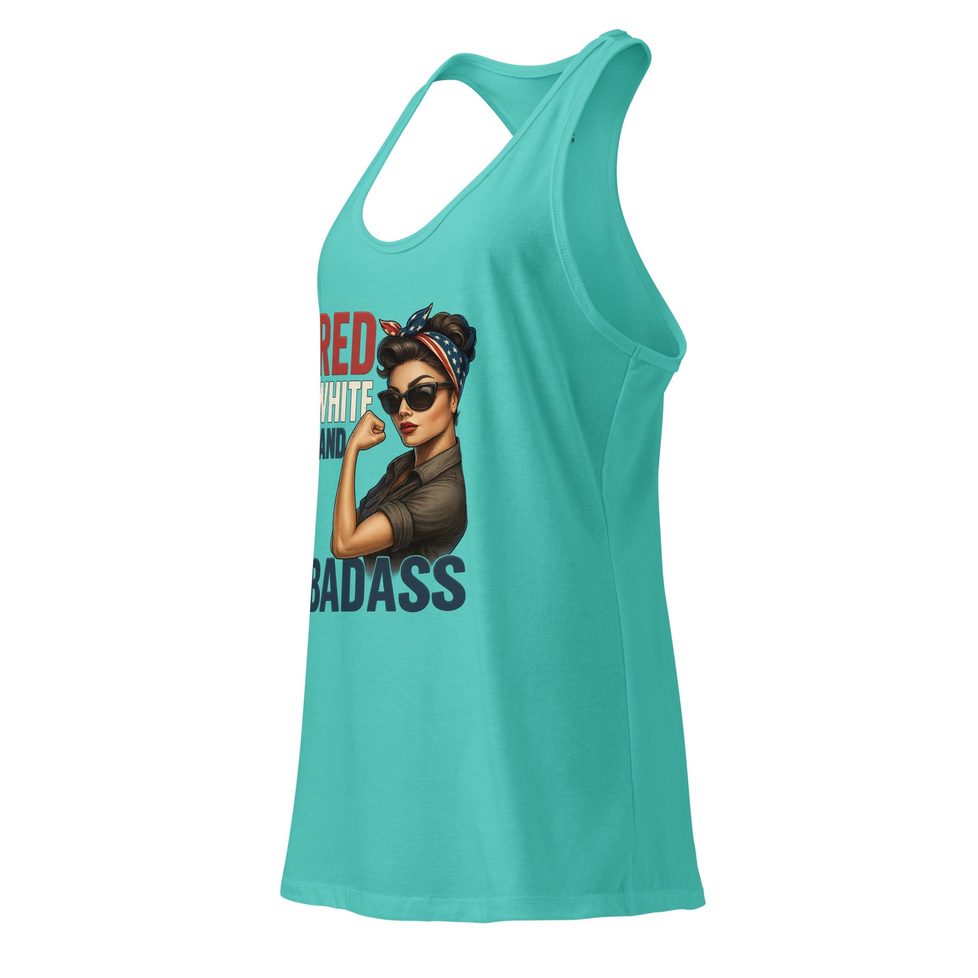 RWB racerback tank top
